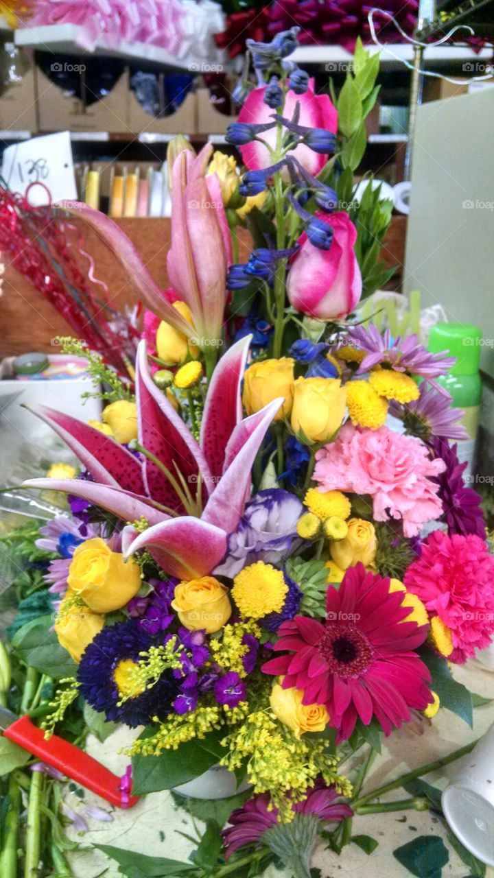 Flower, Bouquet, Gift, Flora, Nature