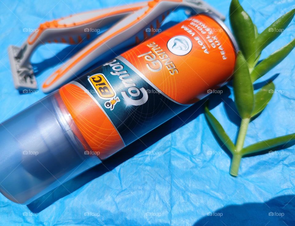 Shaving cream and razors