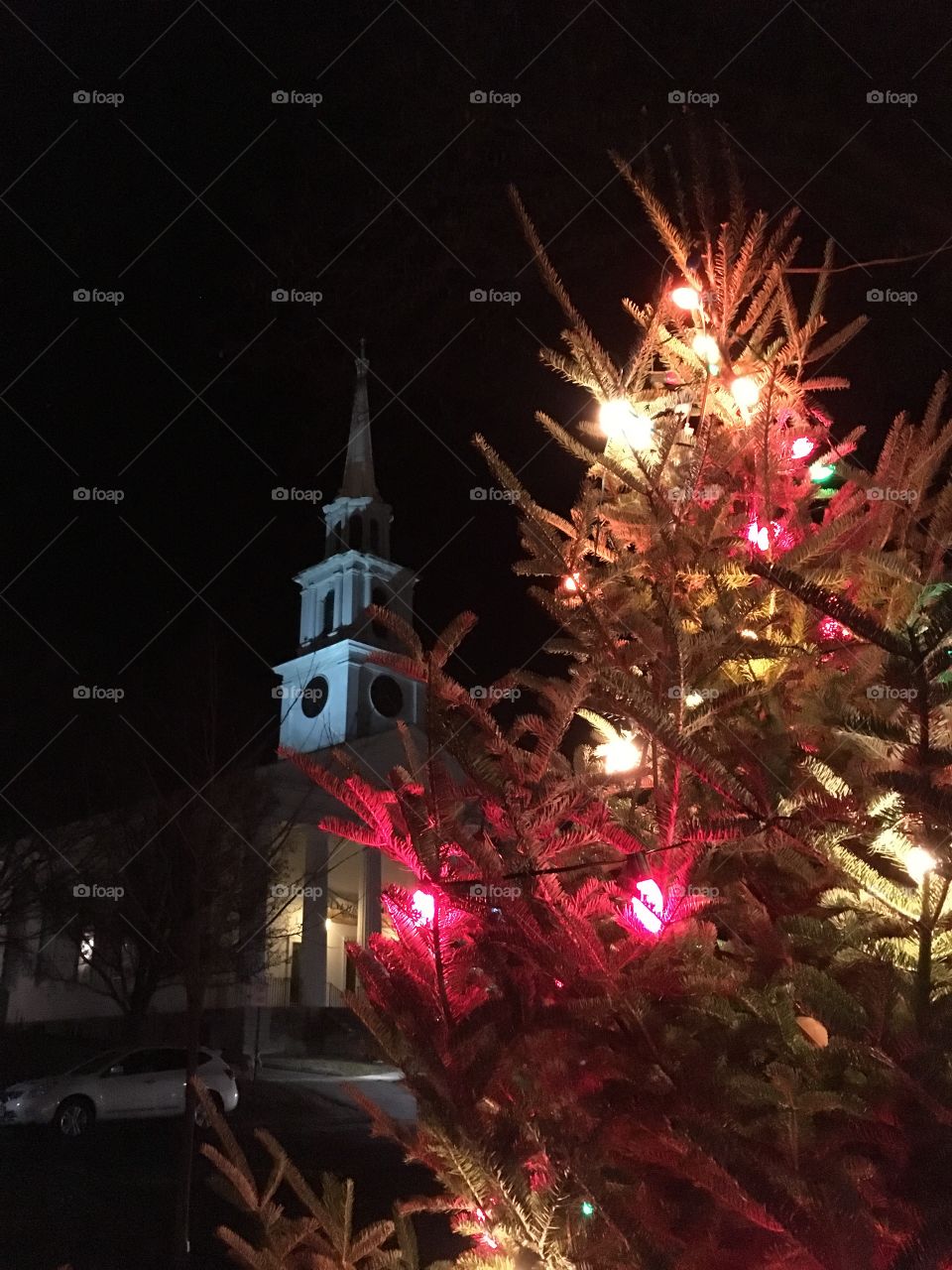 Church and tree 