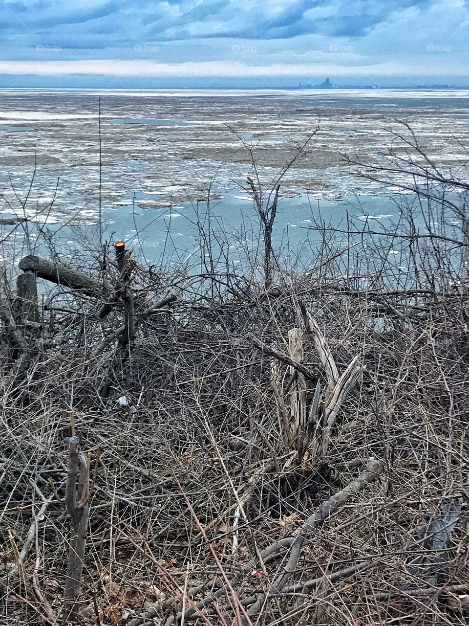 Lake Erie ice