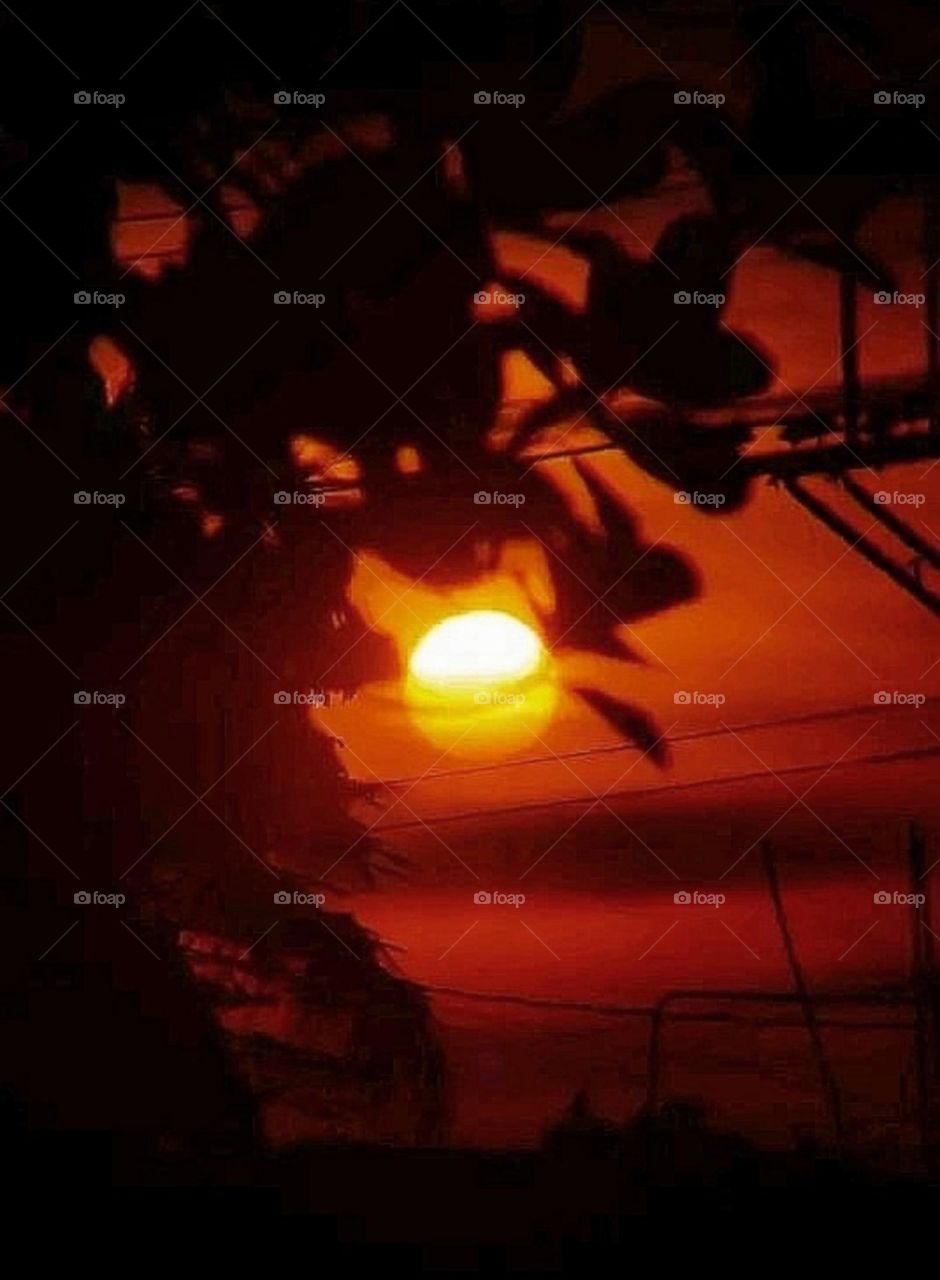 A most beautiful and attractive view of the sunset.