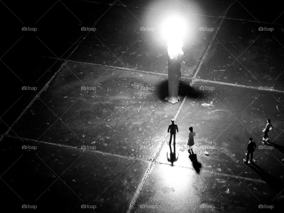 The world of Liliput, candle light