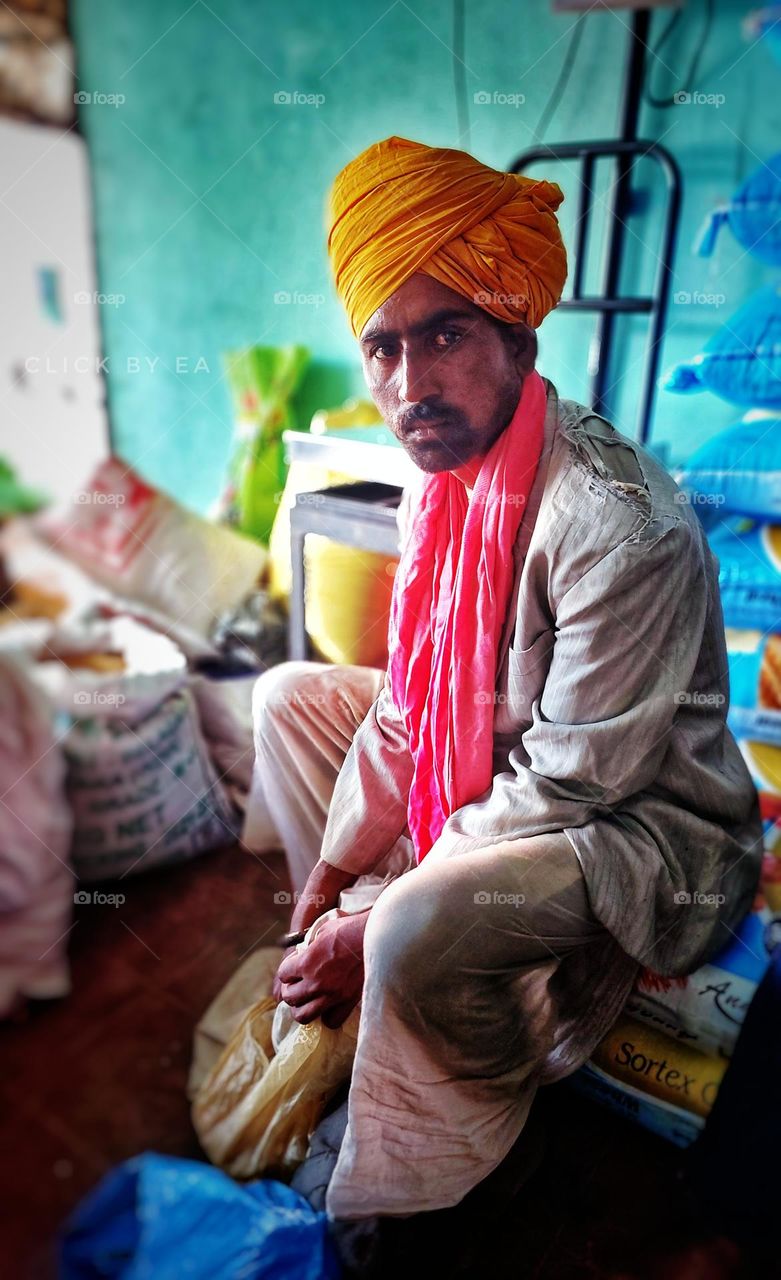 Village trader at village shop