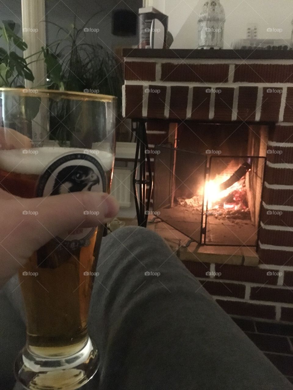 A cold beer at the fire. Nothing beats that. 