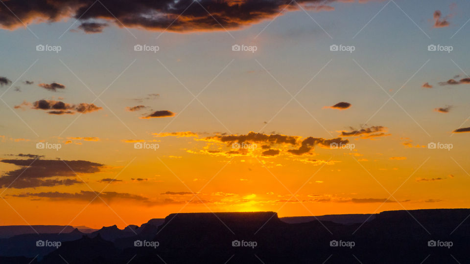 Sunset at the south rim 