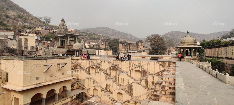 indian old place of king  called as "baori" constructed for the water conservation . This olace is situated at jaipur (rajasthan)