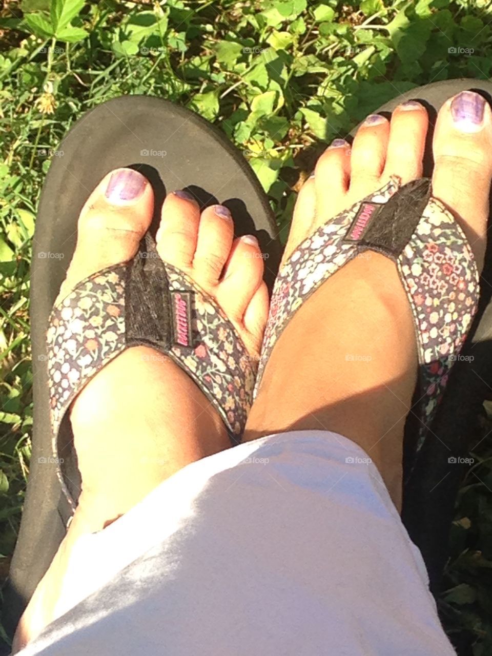 Feet in flops