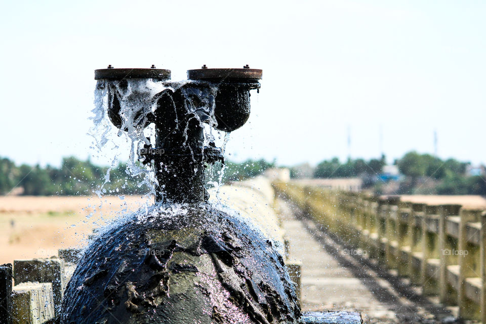 A sad story of wasting drinking water #savewater