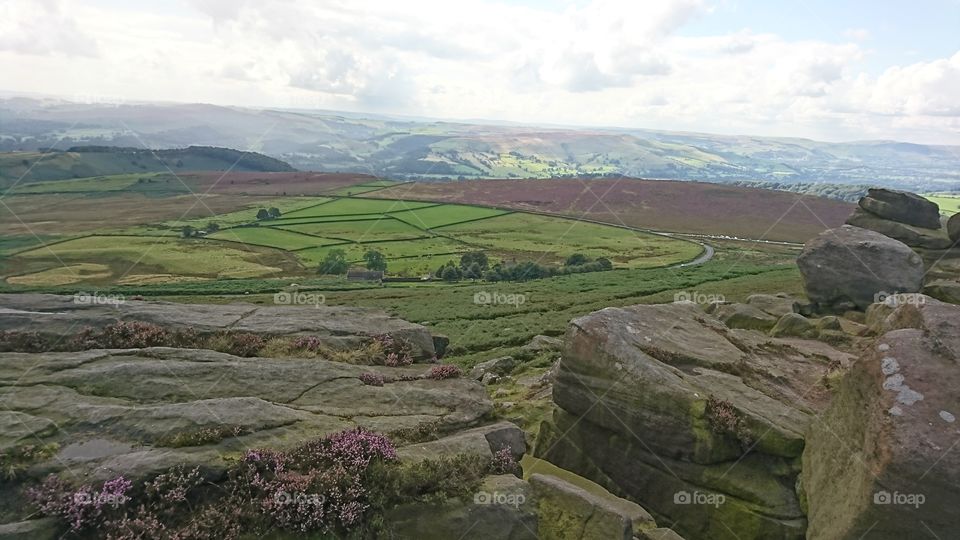 Stanage edge, hope valley