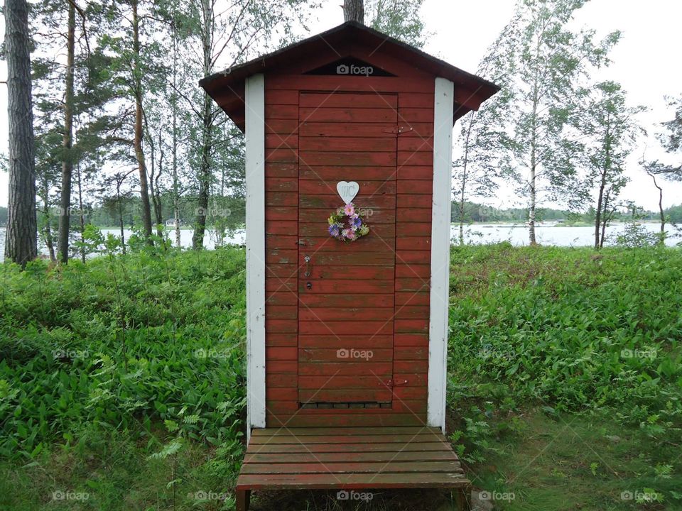 forest toilet