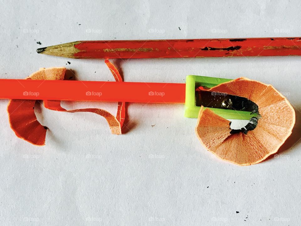 Sharpener with pencils