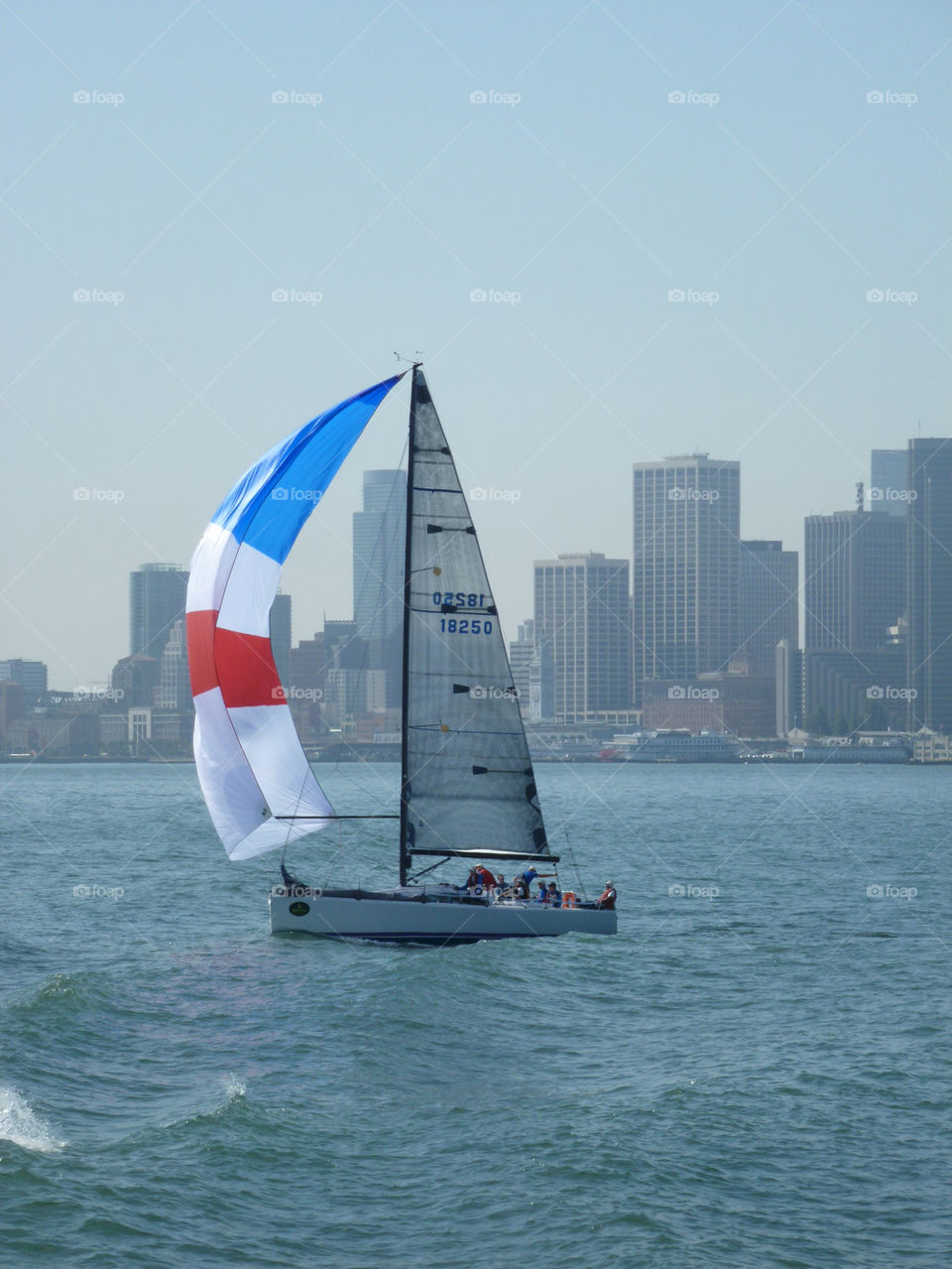 ocean sun water boat by jessatdiesel