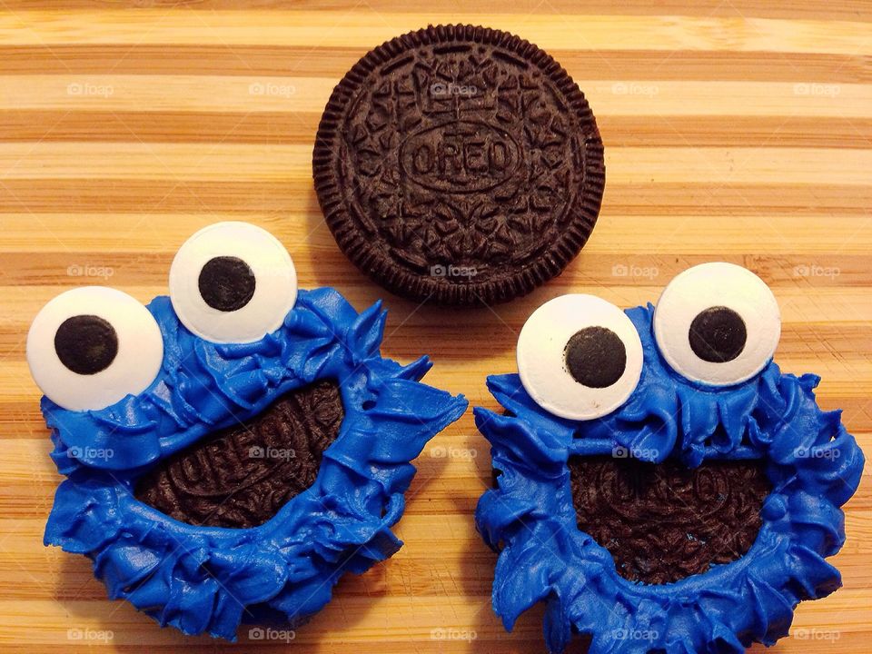 Cookie Monster Oreo Cookies.