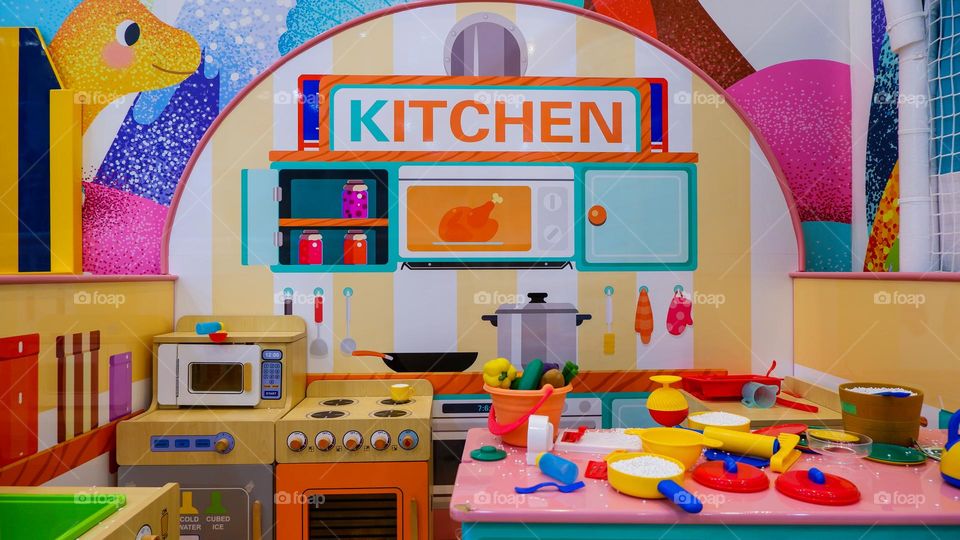 Kitchen set on the Playground