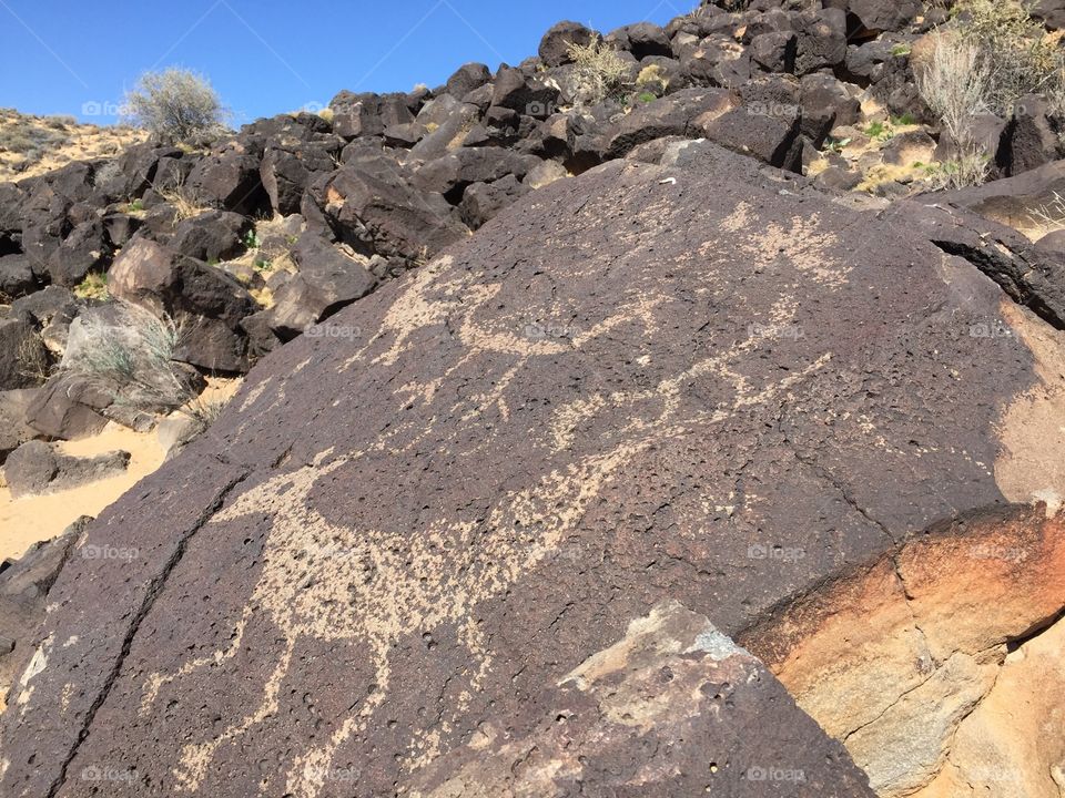 Petroglyph from New Mexico