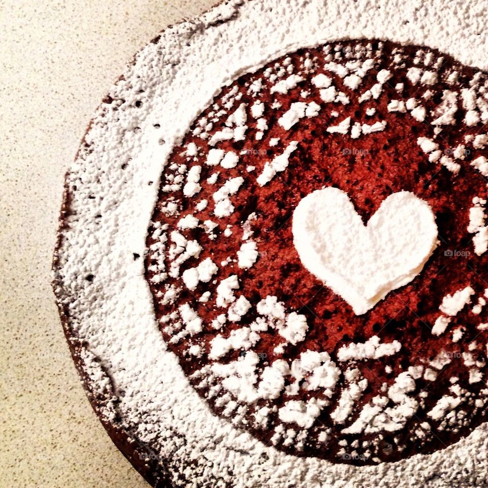Heart cake 