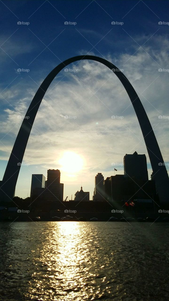 St. Louis Arch from the Mississippi River