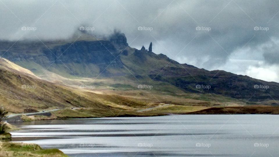 The mist covered mountains - Man of Storr - Isle of Skye