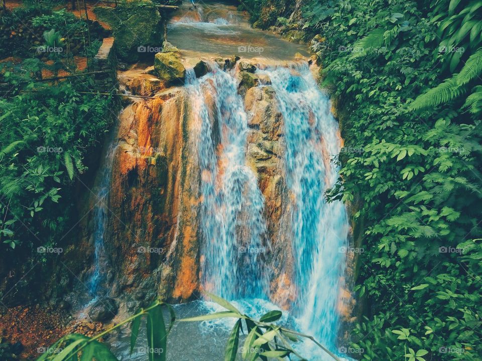 waterfall in Kulon progo DIY Indonesia