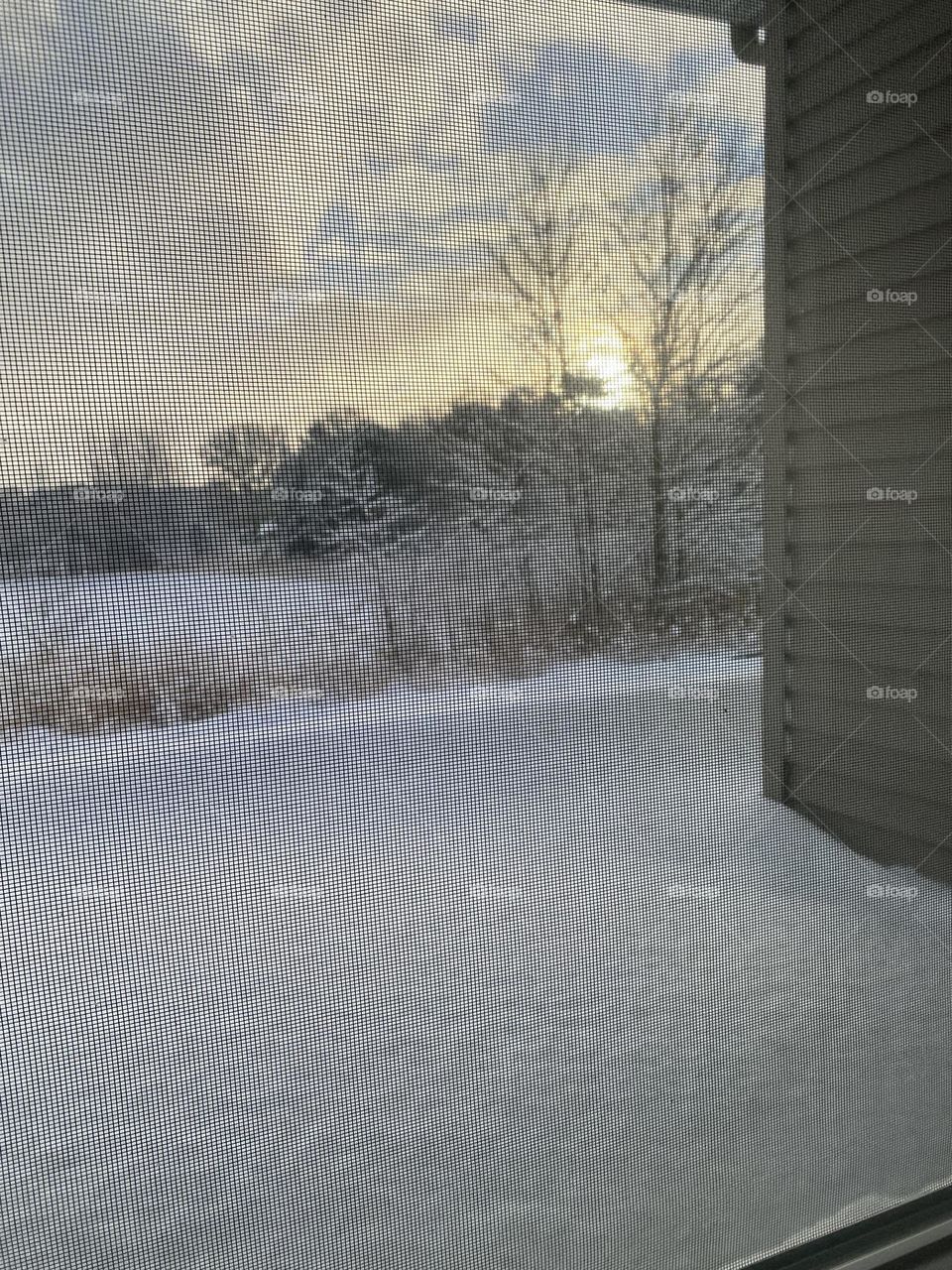 Sun Peaks Out Over Fresh Fallen Snow