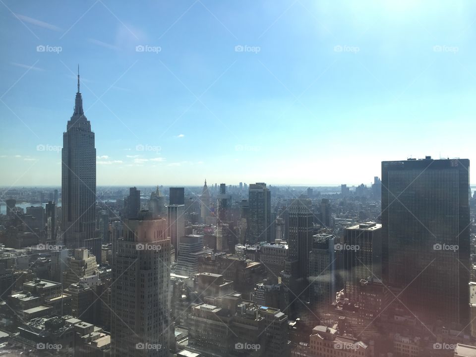 view from the top (of the New York Times building)