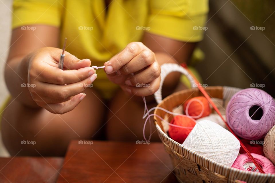 Crocheting