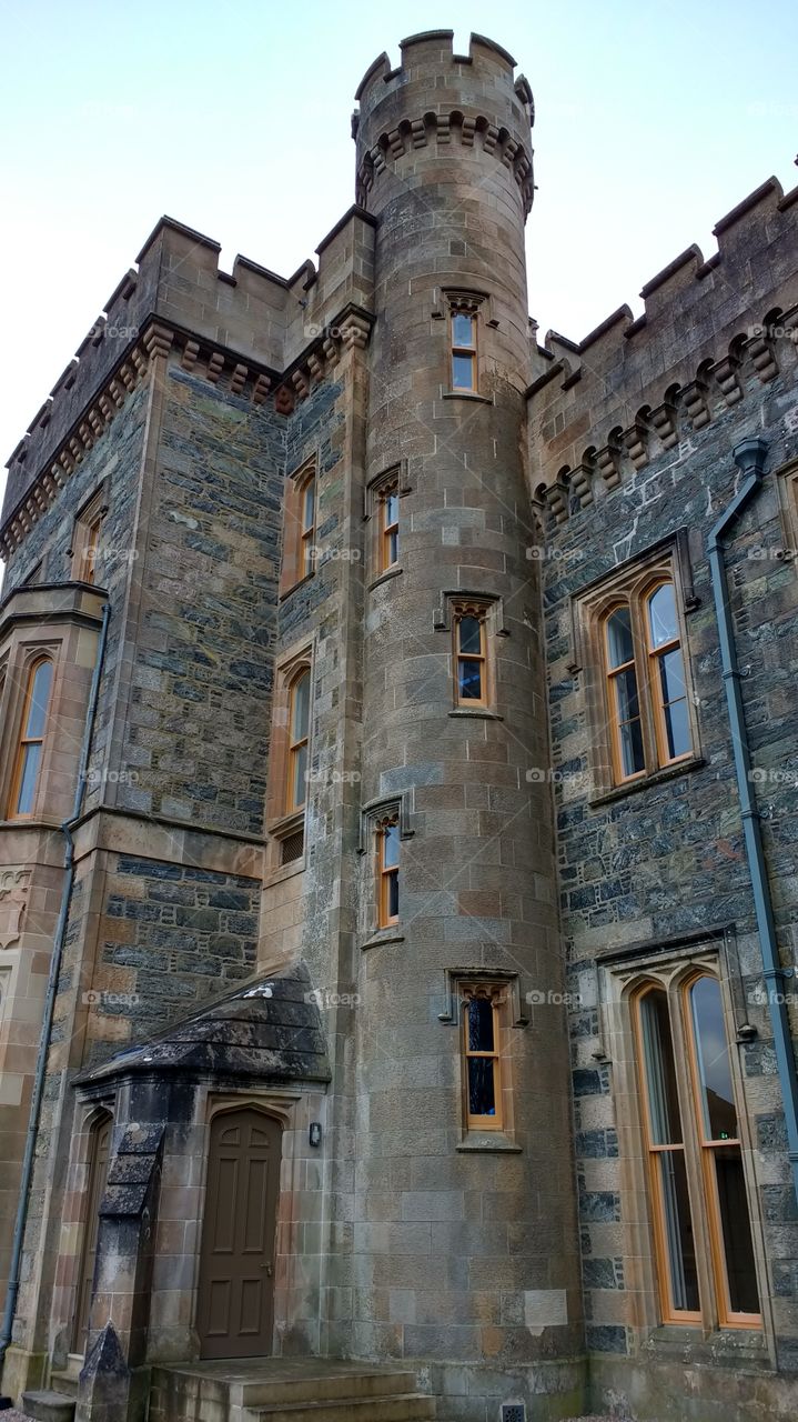 Exterior of Lews Castle Stornoway