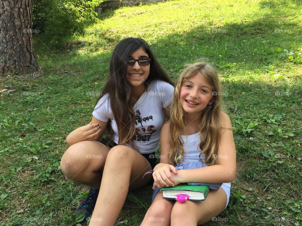 Sisters at Camp