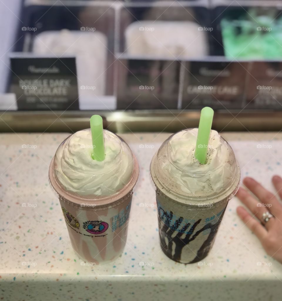 Summer ice cream treats