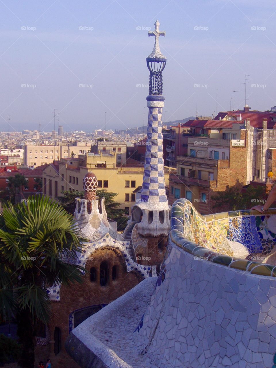 Barcelona cityscape from Park Guel