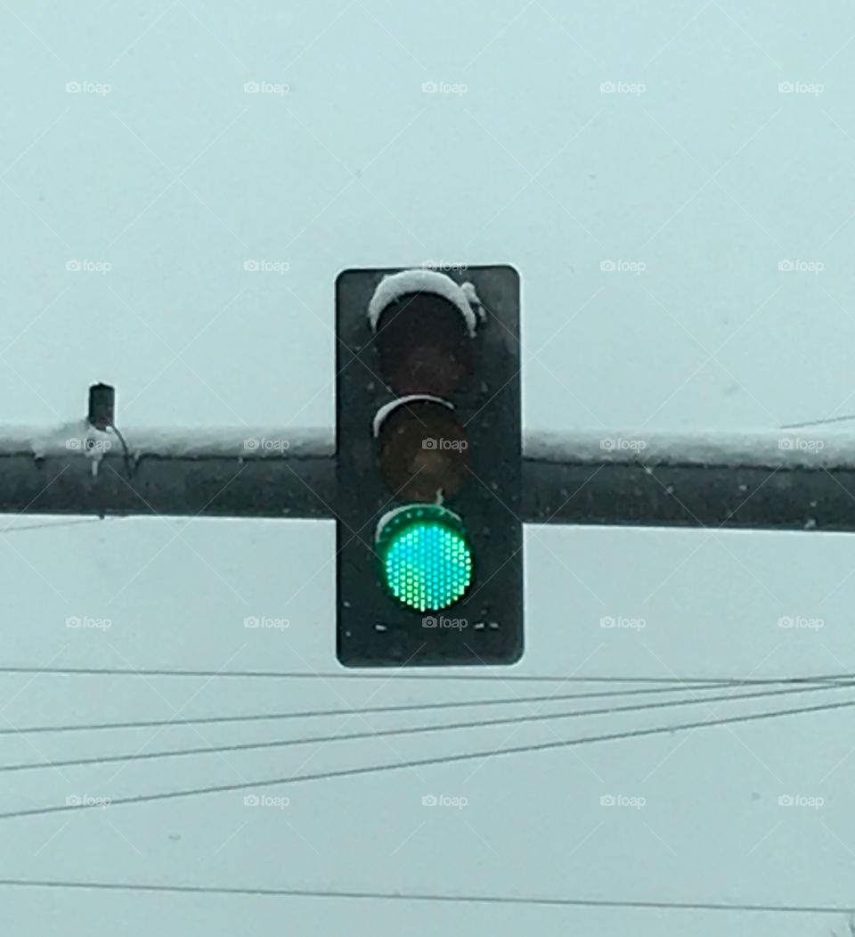 Green means go for snow 