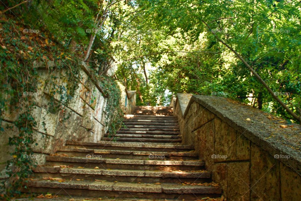 stone stairs