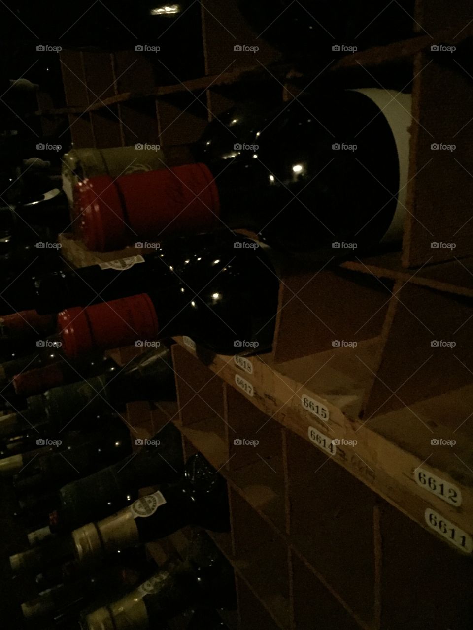 Bern’s Steakhouse wine cellar
