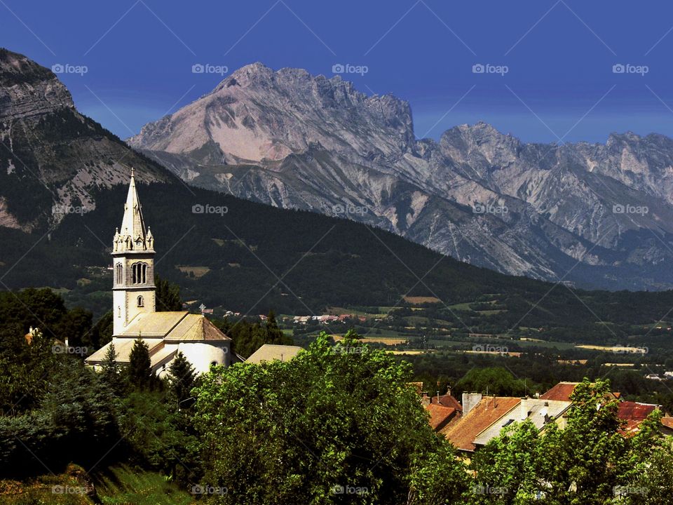 Village. French Alps 