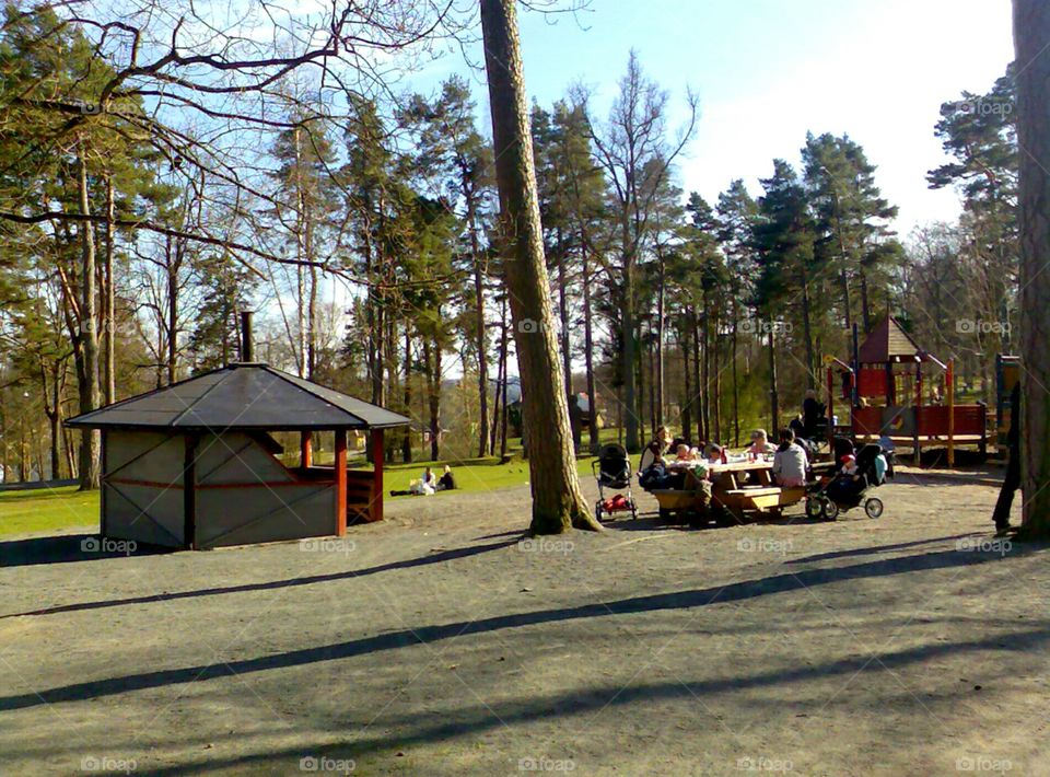 Enjoying the spring! . "Statsparken" in Jönköping, Sweden