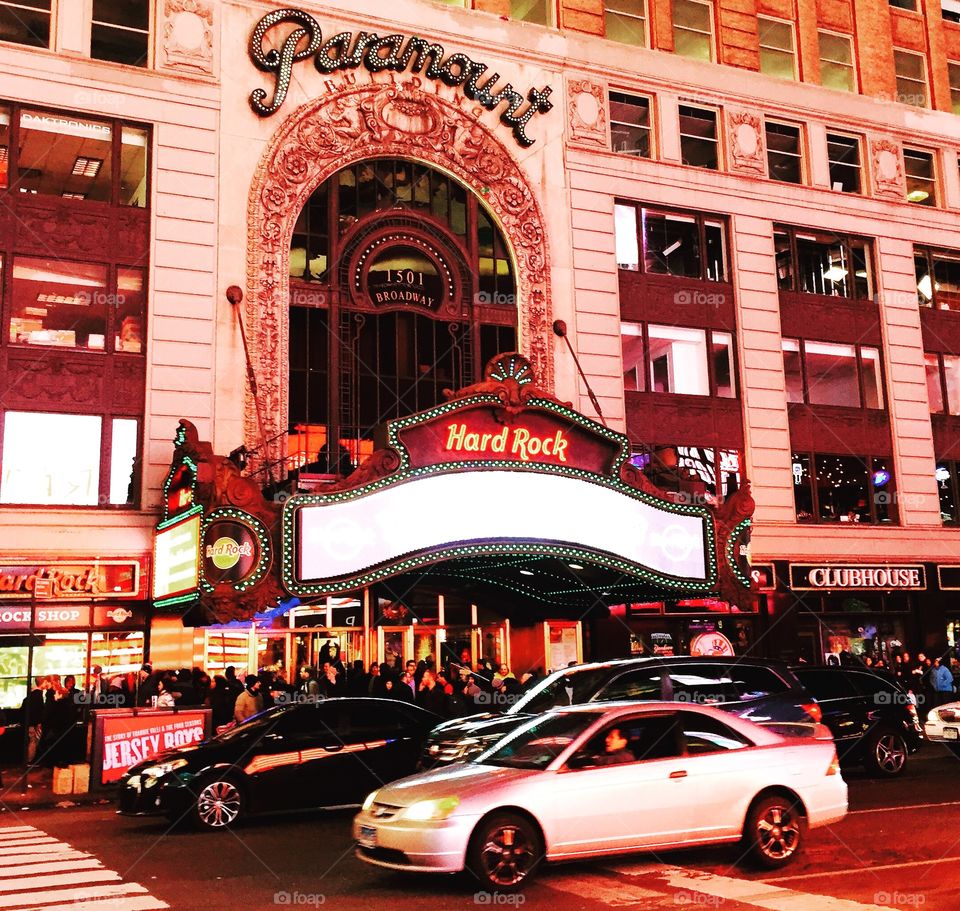 A view of Hard Rock Cafe, NYC from the front! 
