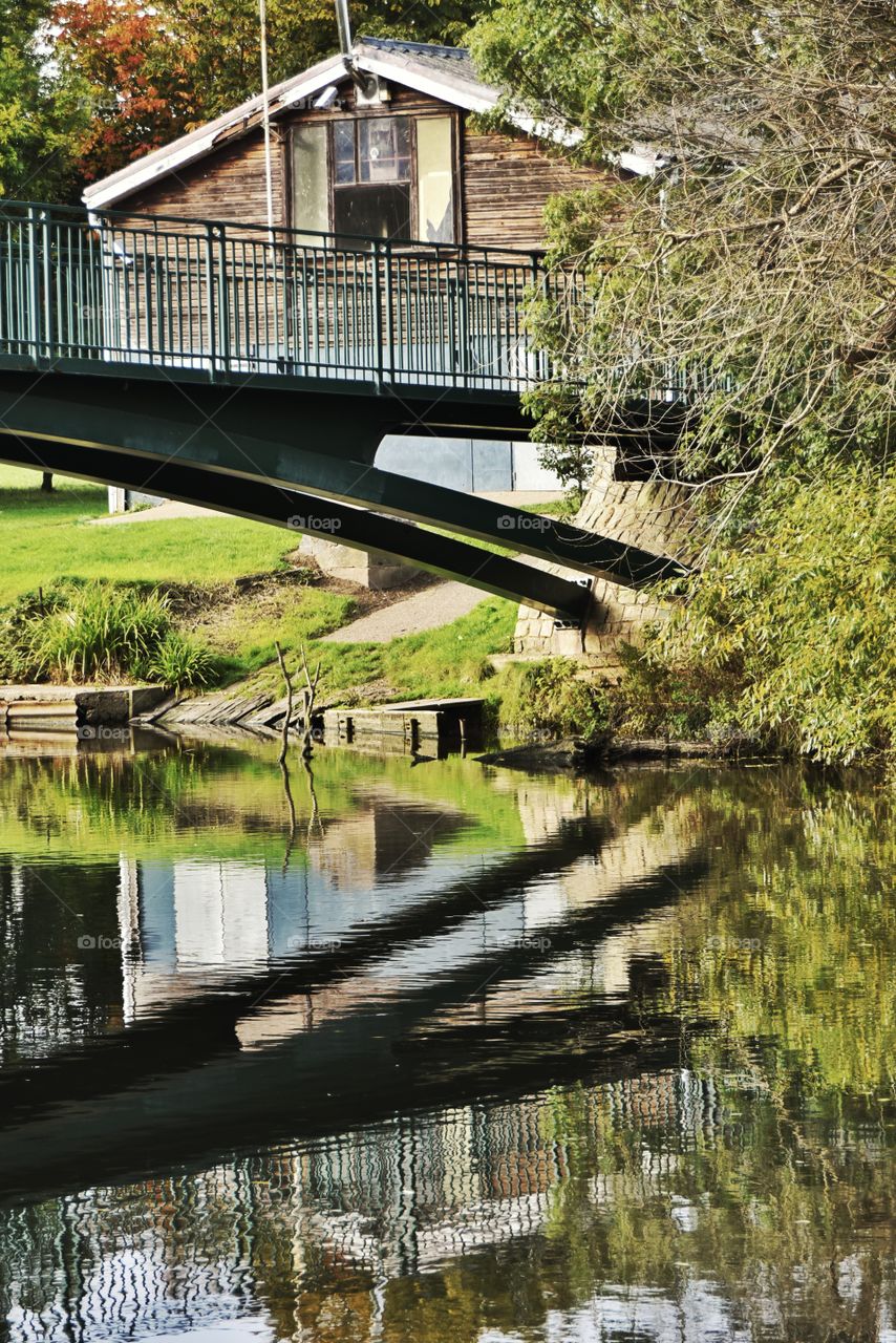 River. Bridge 