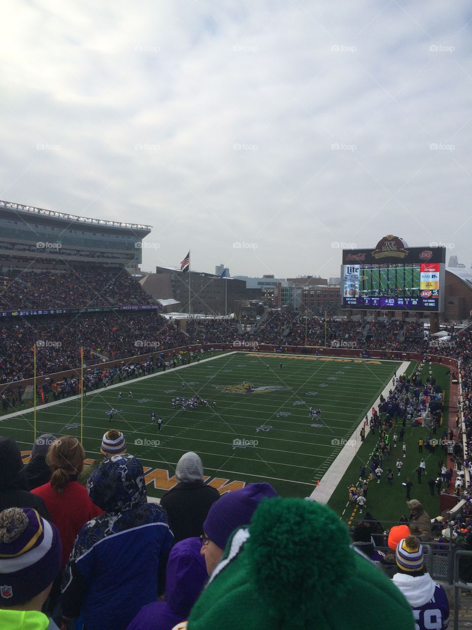 Vikings Game. Minnesota Vikings football game