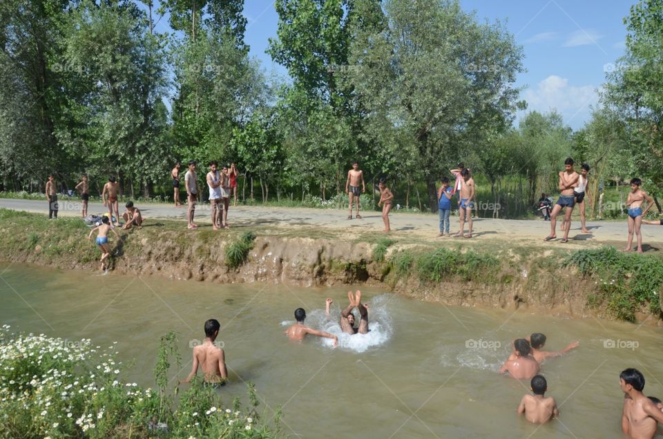 bathing