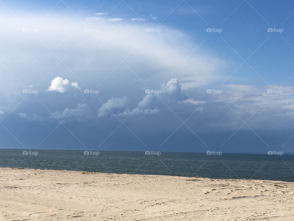 Vacationing at the beach in the Hamptons.