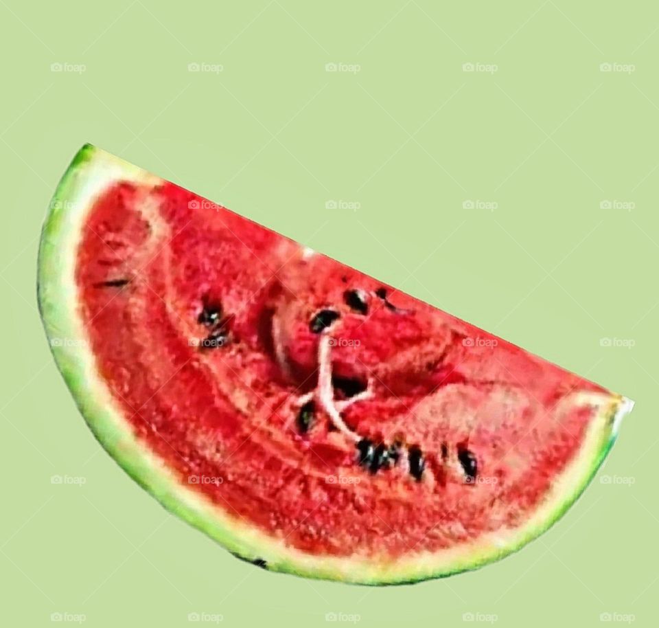 most beautiful and sweet red watermelon.