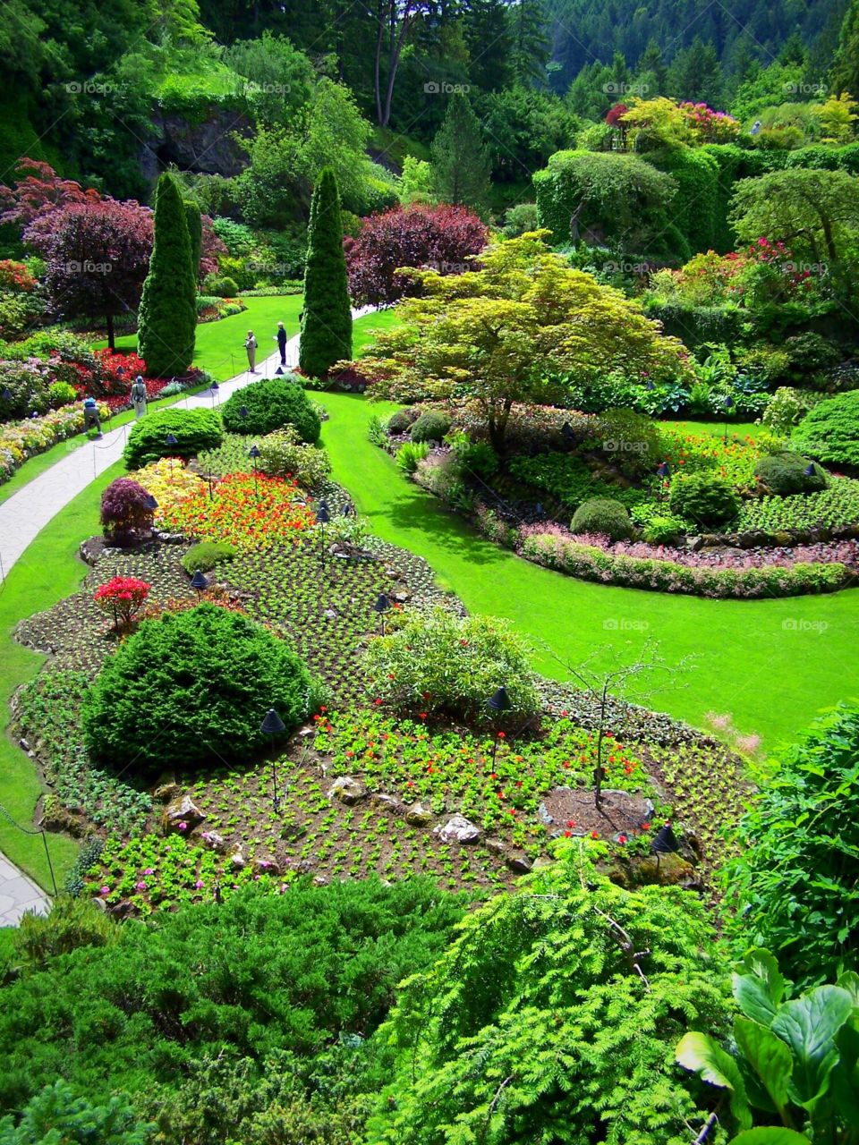Butchart Gardens in Victoria British Columbia Canada