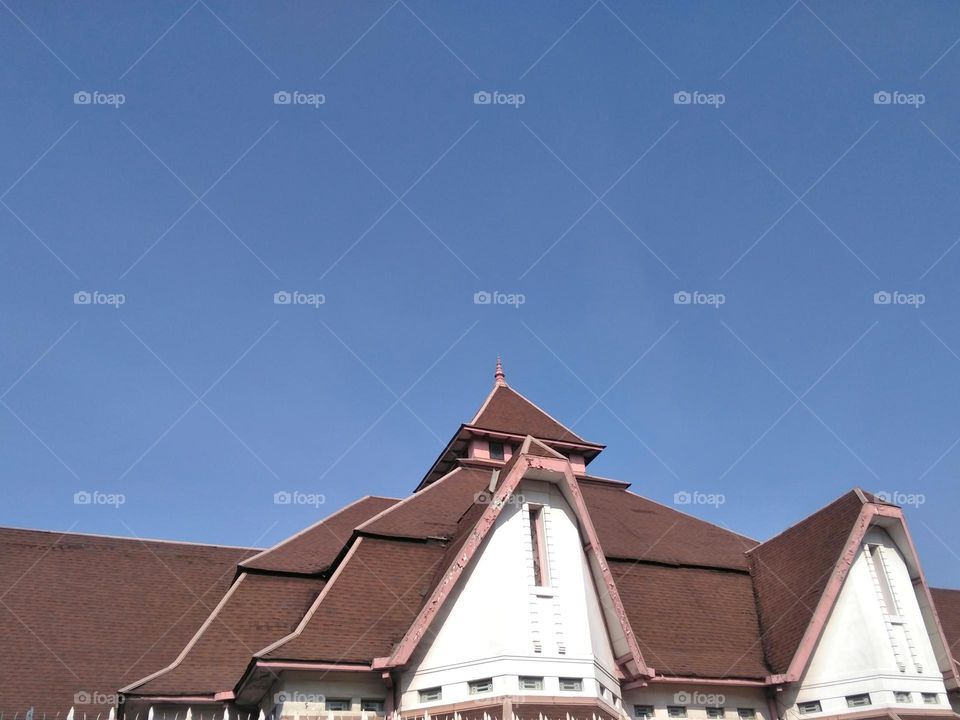 Roof of old building