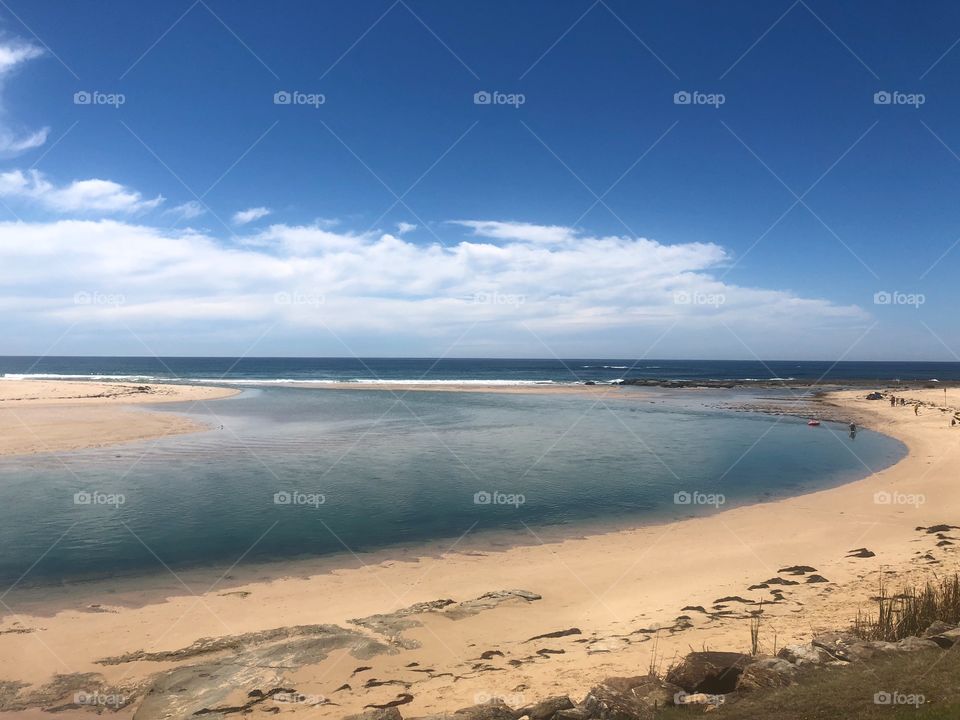 The beach at central coast 