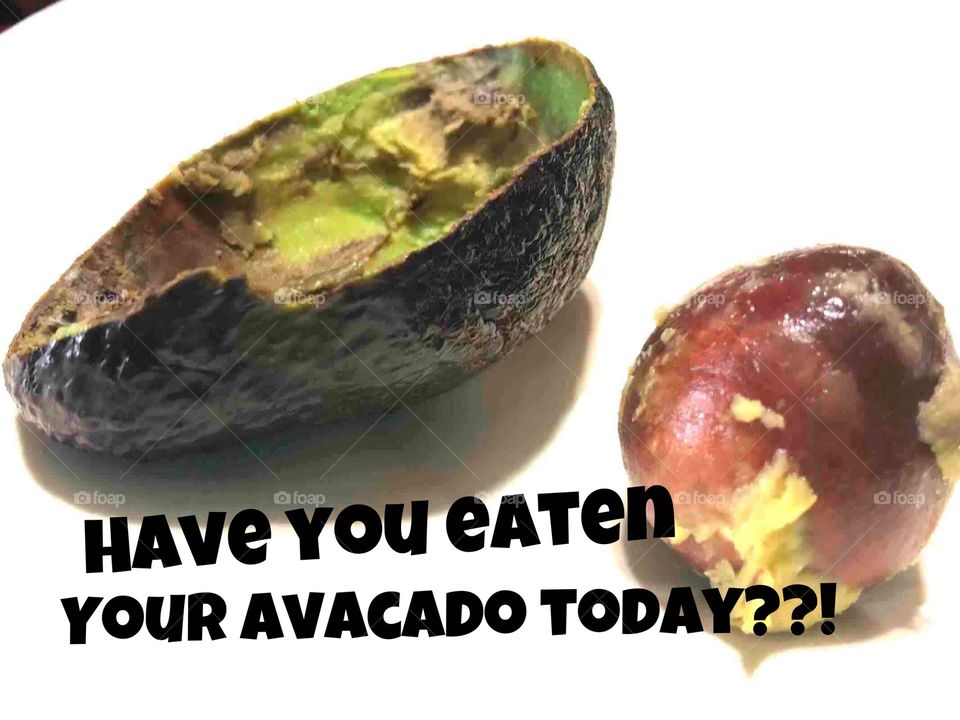 Yummy eaten avacado.. to your health Baby!