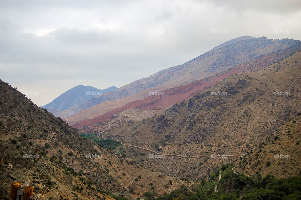 Row of mountains