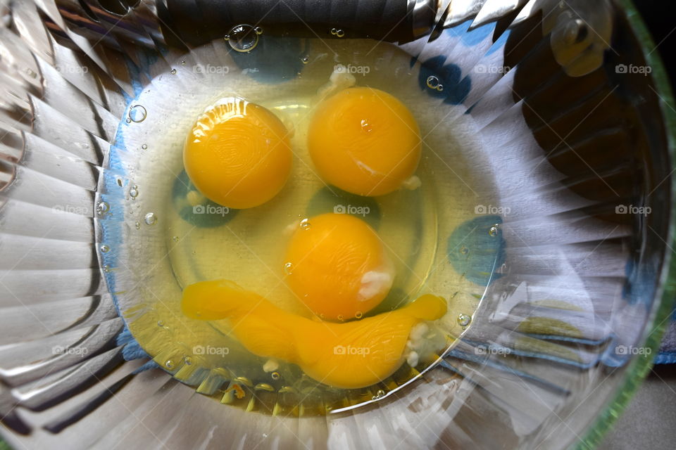 smiling eggs