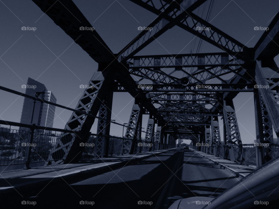 train bridge. on my way into West sac on the train bridge