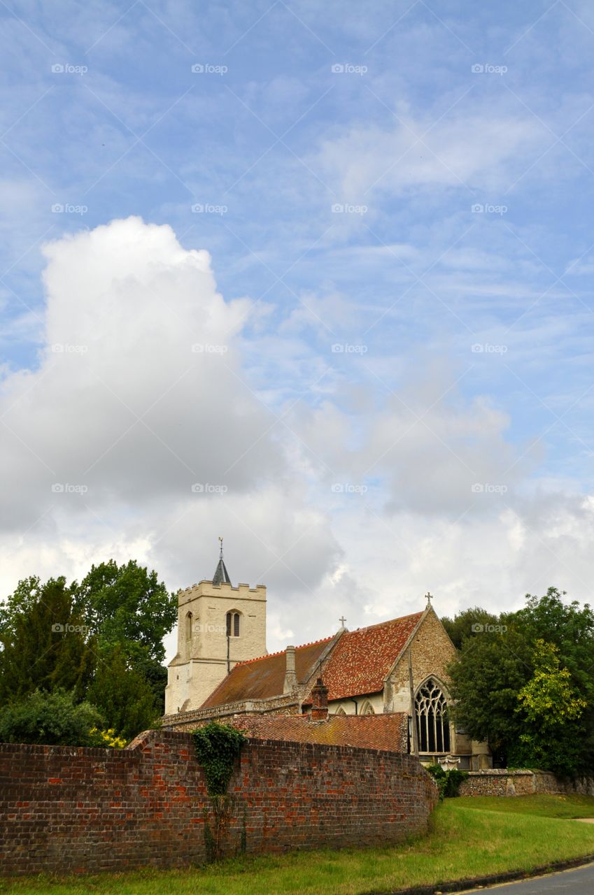 The old church in Granchester 