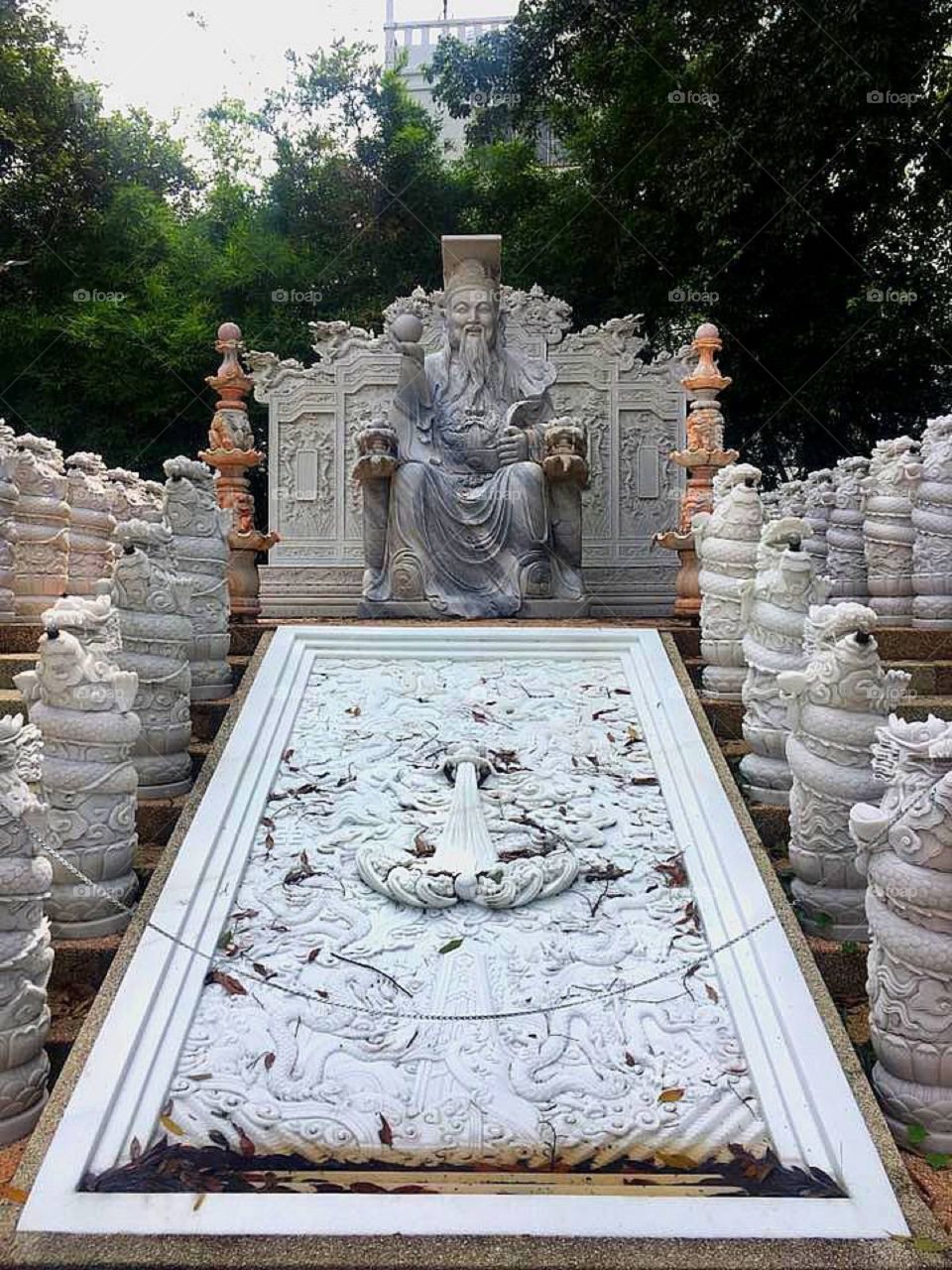 God of chinese statue.